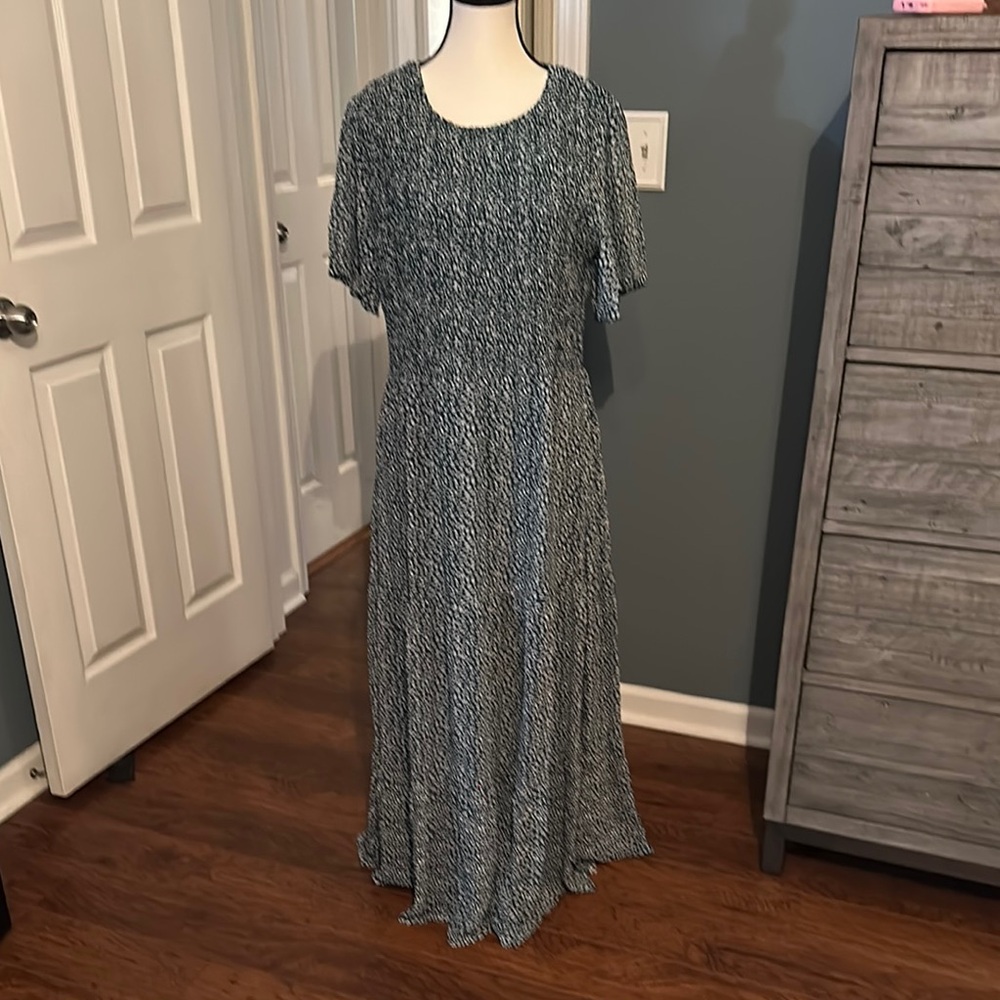 Amazon Black and White Maxi Dress